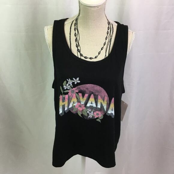 Youth in Revolt Havana Tank Top Black Small - Picture 1 of 11